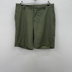 Nike Golf Dri Standard Fit Green Stripe Performance Shorts 833226-387 Mens sz 34